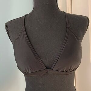 Perfect Rip Curl bikini classic surfer top size S black